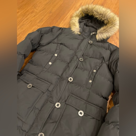 ELORA Heavy Women's Mid-Length Winter Puffer Parka size L - Picture 5 of 11